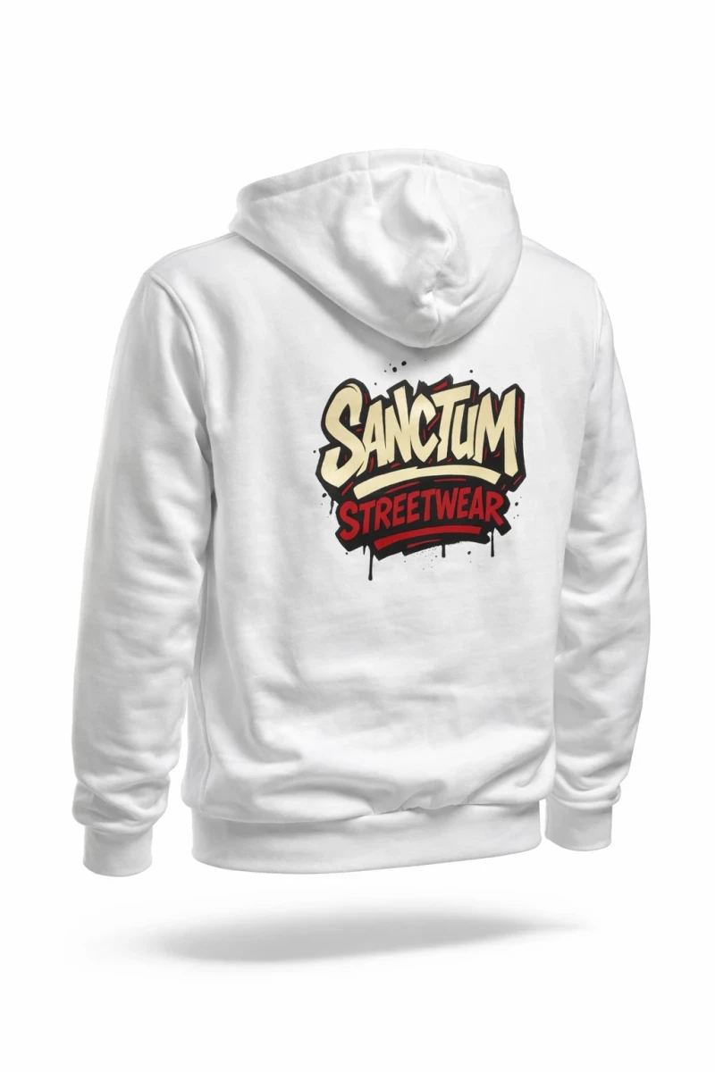 Hooded Jacket white - Graffiti    Klassische Sweatjacke mit Kapuze  Sweat-Qualität mit angerauter Innenseite  Doppellagige Kapuze mit Kordelzug  zwei Einschubtaschen   Necktape  Bündchen mit Elasthan  Farbe: white  Material: 80% Baumwolle, 20% Polyester, 280 g/m²