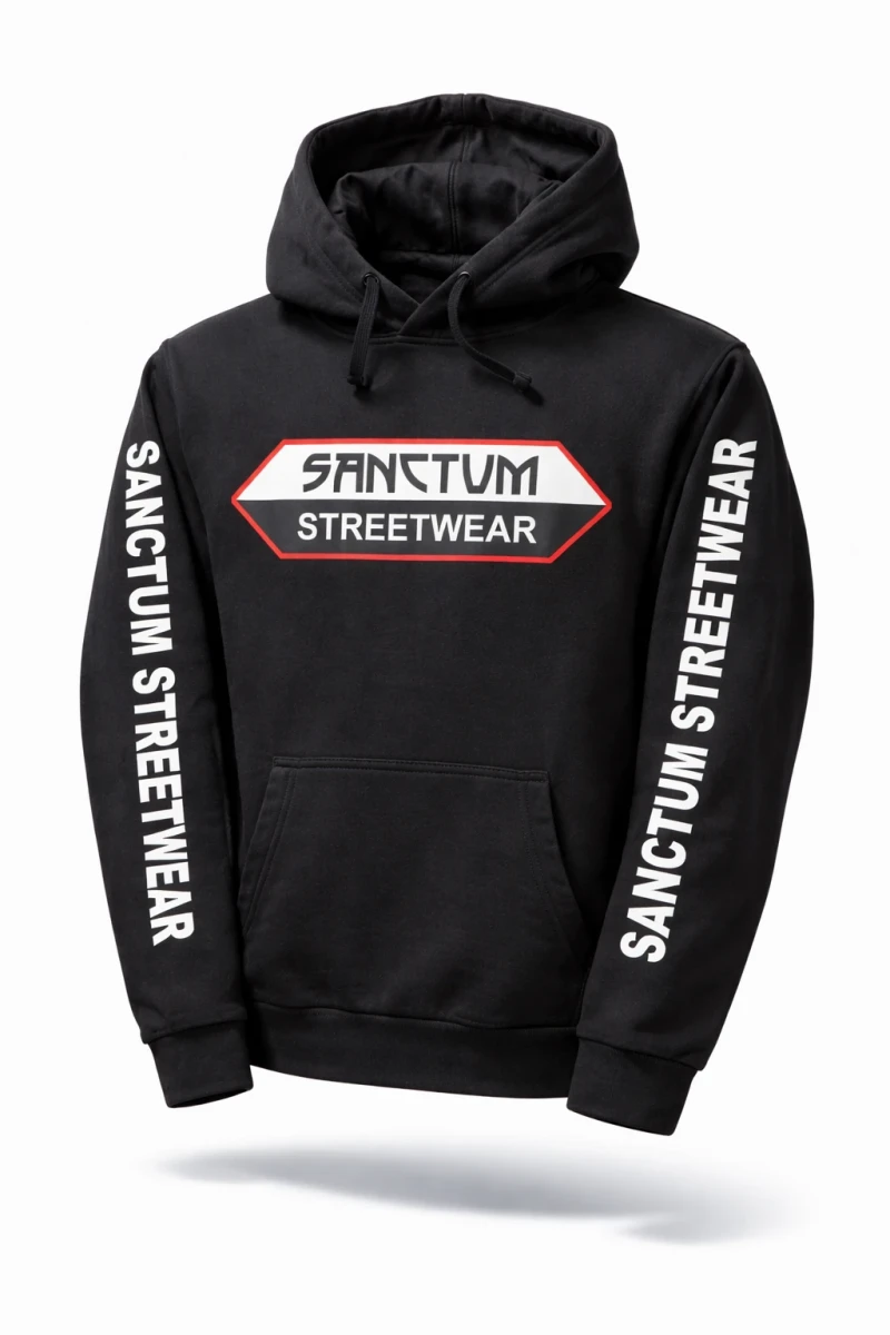 Sanctum Streetwear Hoodie - black