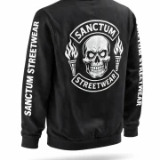 Sweater black - Skull MC    Rundhals-Sweatshirt  Sweat-Qualität mit angerauter Innenseite  Necktape  Bündchen mit Elasthan  Farbe: black  Material: 80% Baumwolle, 20% Polyester, 280 g/m²