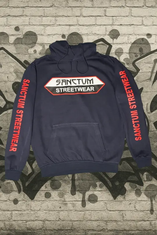 Hoodie navy -Big Logo