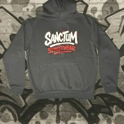 Sanctum Streetwear Hoodie Graffiti - graphite