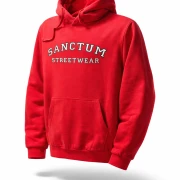 Hoodie red - College Style    Klassischer Kapuzensweater  Sweat-Qualität mit angerauter Innenseite  Doppellagige Kapuze mit Kordelzug  Kängurutasche  Necktape  Bündchen mit Elasthan  Farbe: red  Material: 80% Baumwolle, 20% Polyester, 280 g/m²