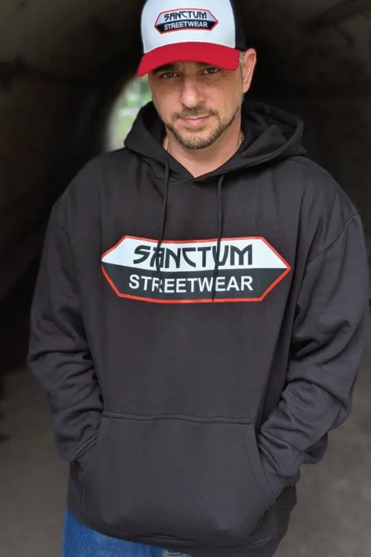 Oversized Hoodie black - Big Logo