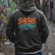 Sanctum Streetwear Hooded Jacket Graffiti - dark-grey    Klassische Sweatjacke mit Kapuze  Sweat-Qualität mit angerauter Innenseite  Doppellagige Kapuze mit Kordelzug  zwei Einschubtaschen   Necktape  Bündchen mit Elasthan  Farbe: dark-grey  Material: 80% Baumwolle, 20% Polyester, 280 g/m²