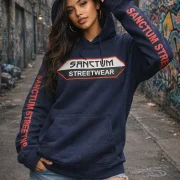 Hoodie navy - Big Logo    Klassischer Kapuzensweater  Sweat-Qualität mit angerauter Innenseite  Doppellagige Kapuze mit Kordelzug  Kängurutasche  Necktape  Bündchen mit Elasthan  Farbe: navy  Material: 80% Baumwolle, 20% Polyester, 280 g/m²