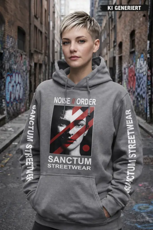 Sanctum Streetwear Hoodie Noise // Order - dark-grey