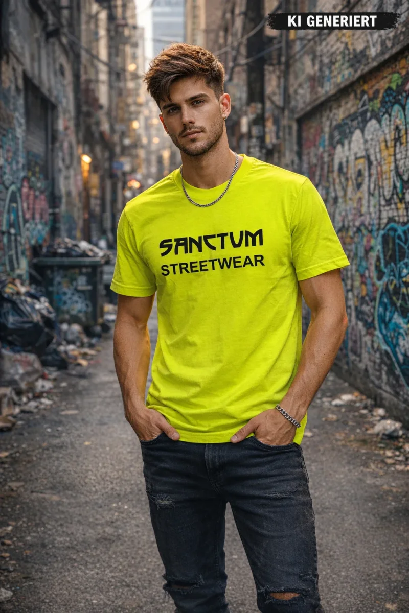 T-Shirt Round-Neck acid - Frameless    Dieses Rundhals T-Shirt überzeugt durch seinen zeitlosen Schnitt und dem hohen Tragekomfort.  Klassischer Rundhalsausschnitt  Single Jersey  Farbe: acid  Material: 100% Baumwolle 180 g/m²
