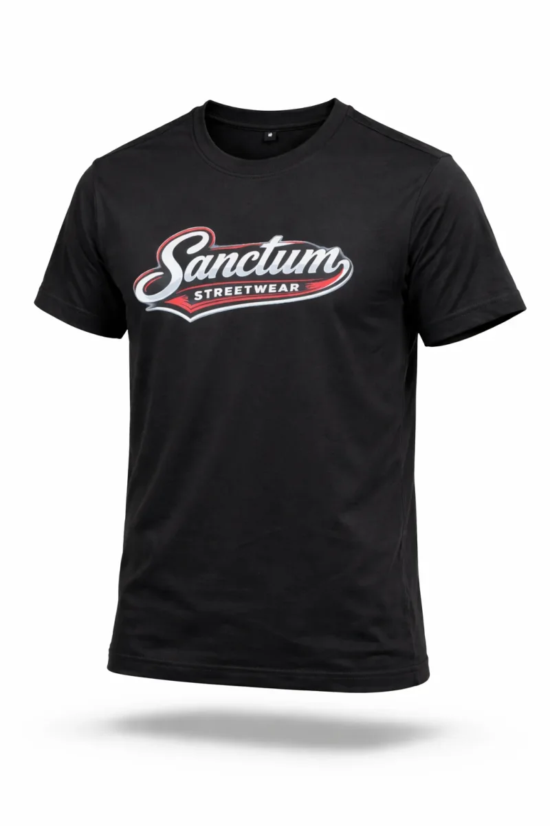 Sanctum Streetwear T-Shirt Vintage - black    Dieses Rundhals T-Shirt überzeugt durch seinen zeitlosen Schnitt und dem hohen Tragekomfort.  Klassischer Rundhalsausschnitt  Single Jersey  Farbe: black  Material: 100% Baumwolle 180 g/m²