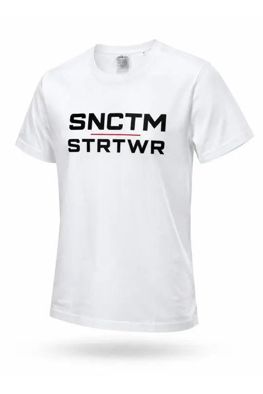Sanctum Streetwear T-Shirt No vowels - white
