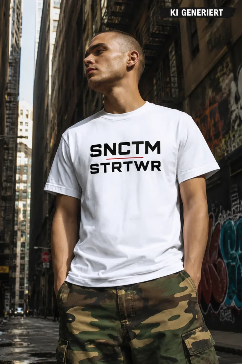 Sanctum Streetwear T-Shirt No vowels - white    Dieses Rundhals T-Shirt überzeugt durch seinen zeitlosen Schnitt und dem hohen Tragekomfort.  Klassischer Rundhalsausschnitt  Single Jersey  Farbe: white  Material: 100% Baumwolle 180 g/m²Sanctum Streetwear T-Shirt No vowels - white    Dieses Rundhals T-Shirt überzeugt durch seinen zeitlosen Schnitt und dem hohen Tragekomfort.  Klassischer Rundhalsausschnitt  Single Jersey  Farbe: white  Material: 100% Baumwolle 180 g/m²