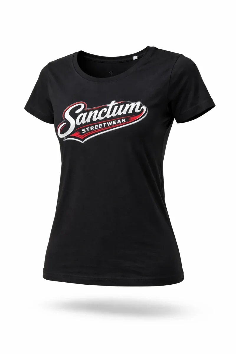 Sanctum Streetwear Lady T-Shirt Vintage - black    Dieses Rundhals T-Shirt überzeugt durch seinen zeitlosen Schnitt und dem hohen Tragekomfort.  Klassischer Rundhalsausschnitt  Leicht tailliert, mit Seitennaht  Bündchen mit Elasthan  Single Jersey  Farbe: black  Material: 100% Baumwolle 180 g/m²