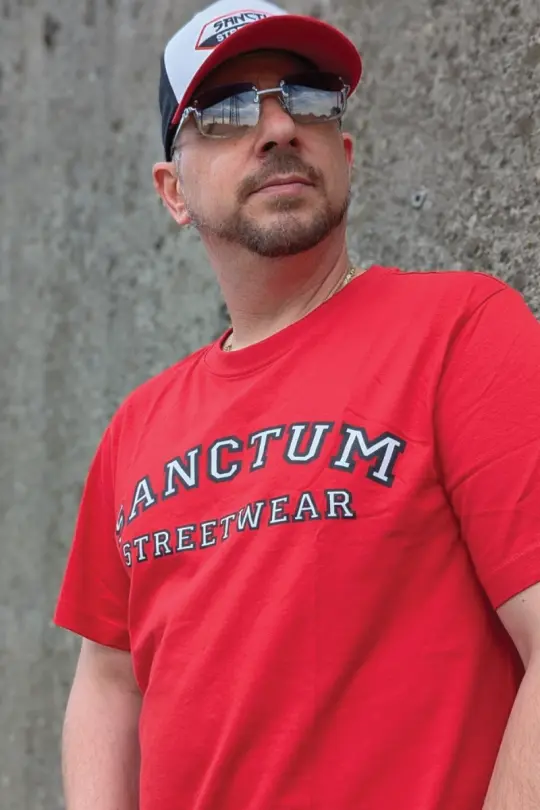 T-Shirt Round-Neck red - College Style