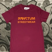 Sanctum Streetwear T-Shirt Frameless - burgundy
