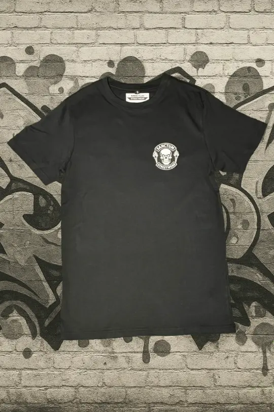 T-Shirt Round-Neck black - Skull MC