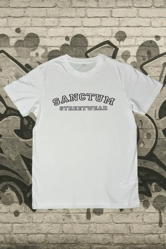 T-Shirt Round-Neck white - College Style