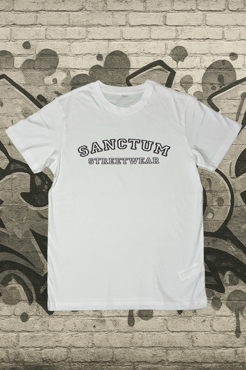 Sanctum Streetwear T-Shirt College Style - white